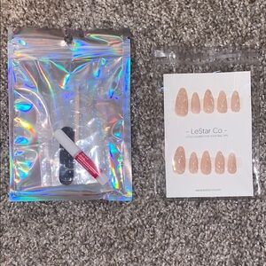 LeStar Co Nude Press-On Nails Set